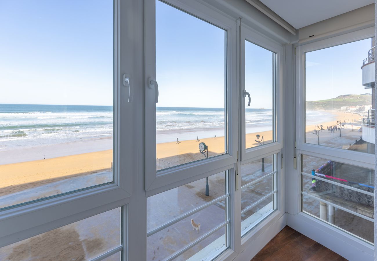 Apartamento en Zarautz - 1ª Primera línea de playa - Zarautz