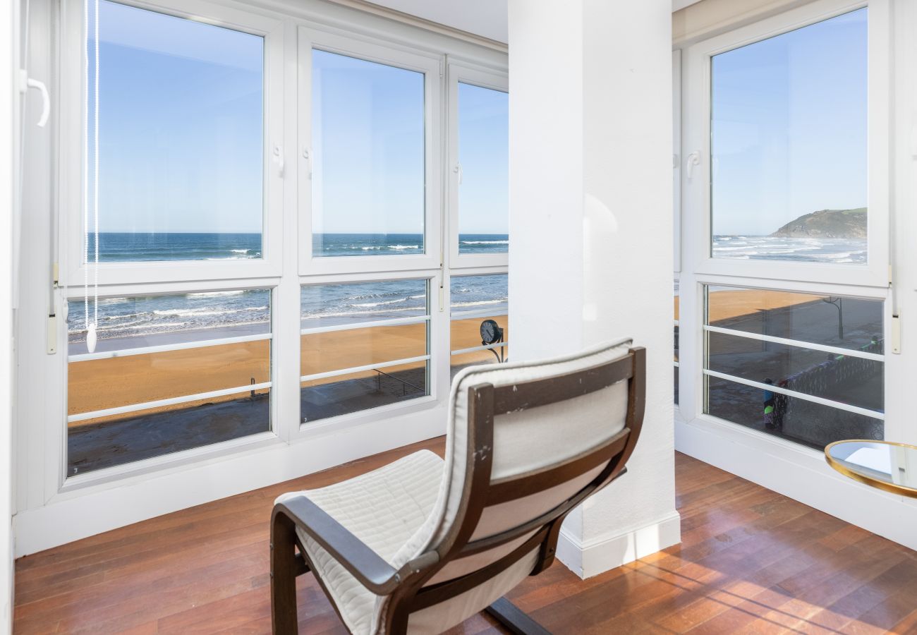 Apartamento en Zarautz - 1ª Primera línea de playa - Zarautz