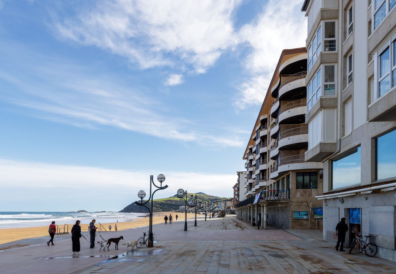 Apartamento en Zarautz - 1ª Primera línea de playa - Zarautz